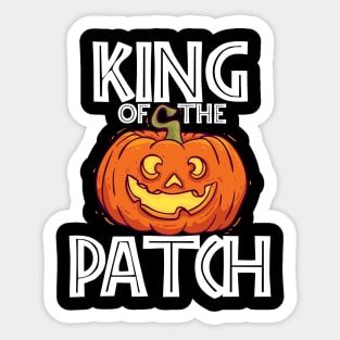 King Of The Patch Halloween Sticker